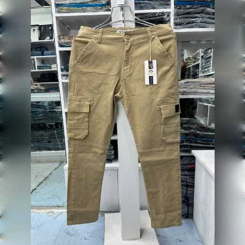 New Arrival Six Pocket Cargo Pant Cream